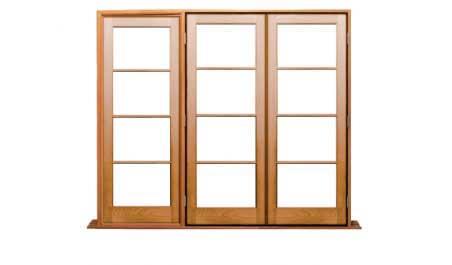 4 light: 2 doors + 1 fixture on left