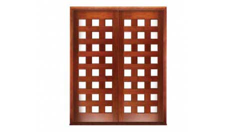 24 glazed panel: double door