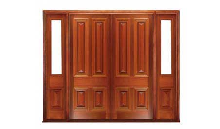 cricket bat: double door +  two sidelights