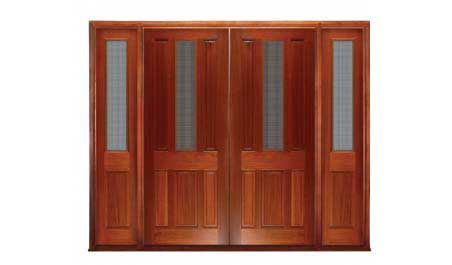 paddington with "safebreeze" ventilation: double door +  two sidelights