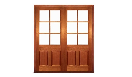 provincial 6 light: double door