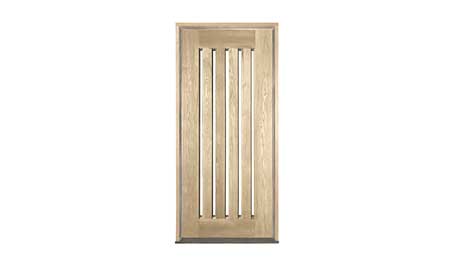 bali oak: door in frame