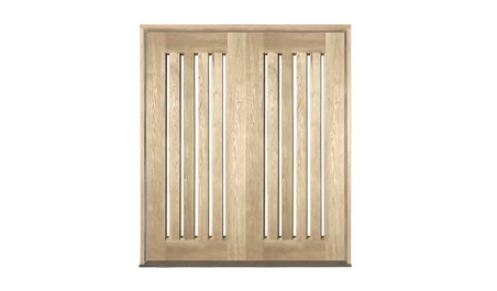 bali oak: double door