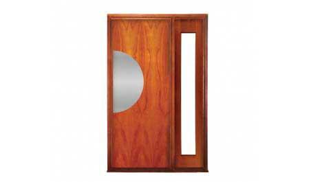 chi: single door + sidelight on right