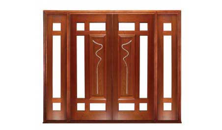 jazz: double door +  two sidelights