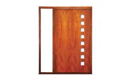 lima pivot: single door + fixed glass on left