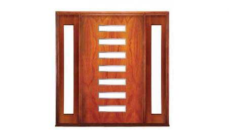 manhattan pivot: single door +  two sidelights