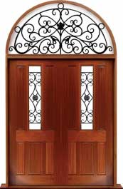 paddington with ironwork: door in frame