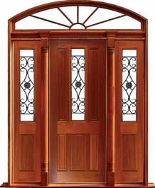 paddington with ironwork: door in frame