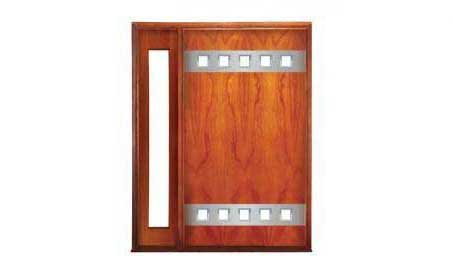 pito pivot: single door + sidelight on left