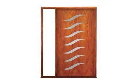 seabreeze pivot: single door + fixed glass on left