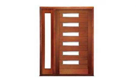 seaport: single door + sidelight on left