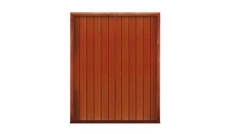 shaker vertical plank: double door