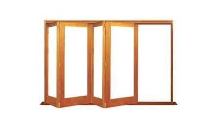 double glazed single light: four door bifold - all left or all right
