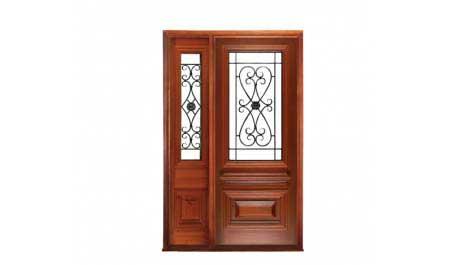 sovereign iron: single door + sidelight on left