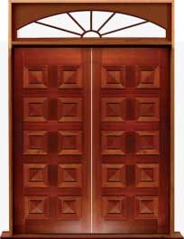 tessellated bat: door in frame