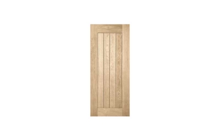 vertical plank oak: door only
