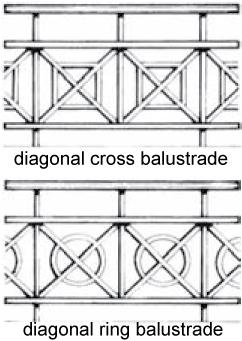 Colonial balustrades