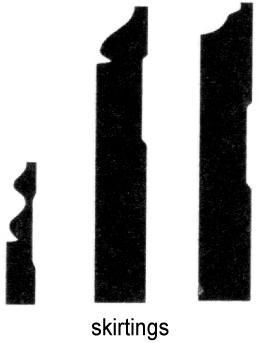 Colonial skirtings