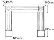 Woodworkers mantlepiece MP1