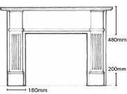 Woodworkers mantlepiece MP7