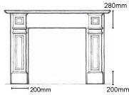 Woodworkers mantlepiece MP7
